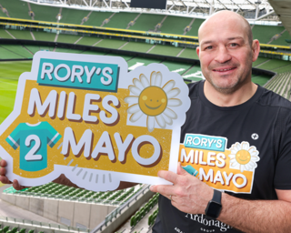 Rory Best at the Miles 2 Mayo 2.0 launch event