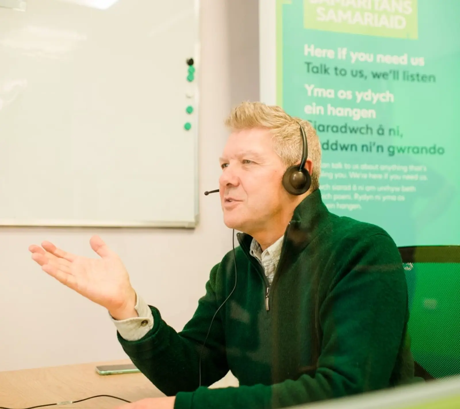 Samaritans volunteer