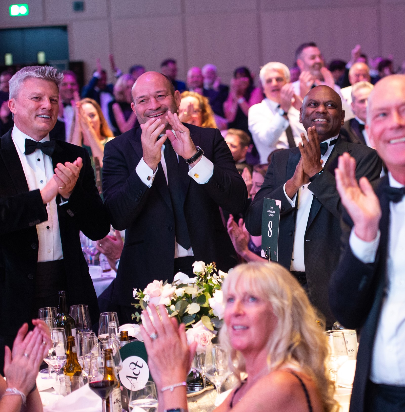 ACT Gala Dinner Guests Stood And Clapping